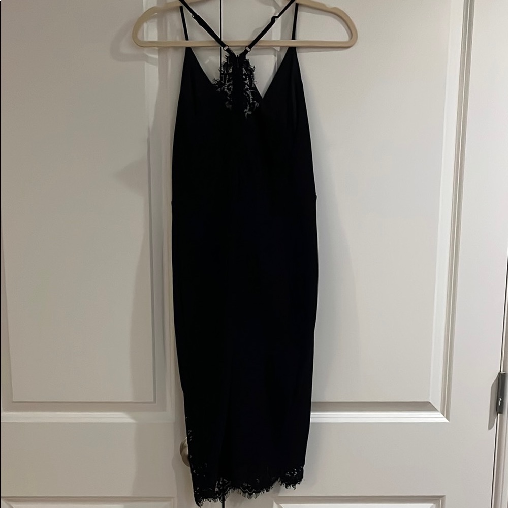 Elegant Black Lace Dress